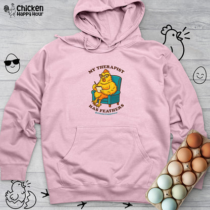 Therapist Chicken Hooded Sweatshirt