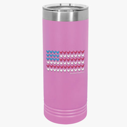 American Flag Tumbler