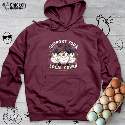 Support Your Local Coven Hooded Sweatshirt