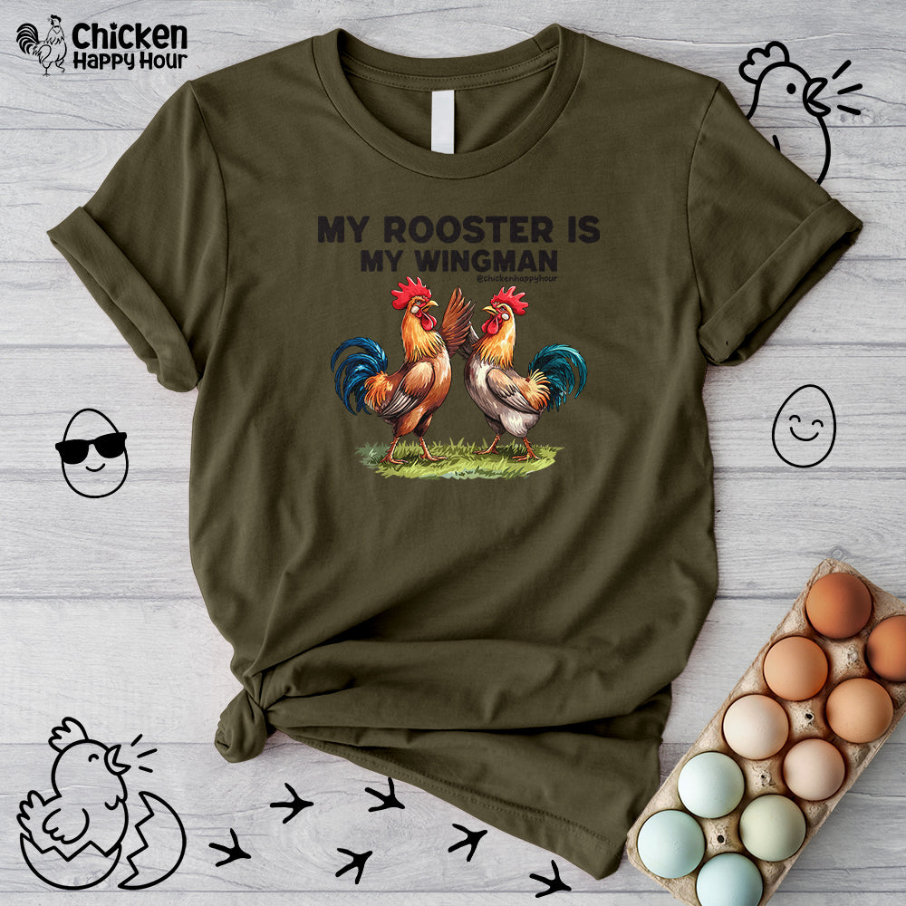 My Rooster is My Wingman Unisex Tee