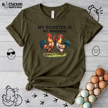 My Rooster is My Wingman Unisex Tee