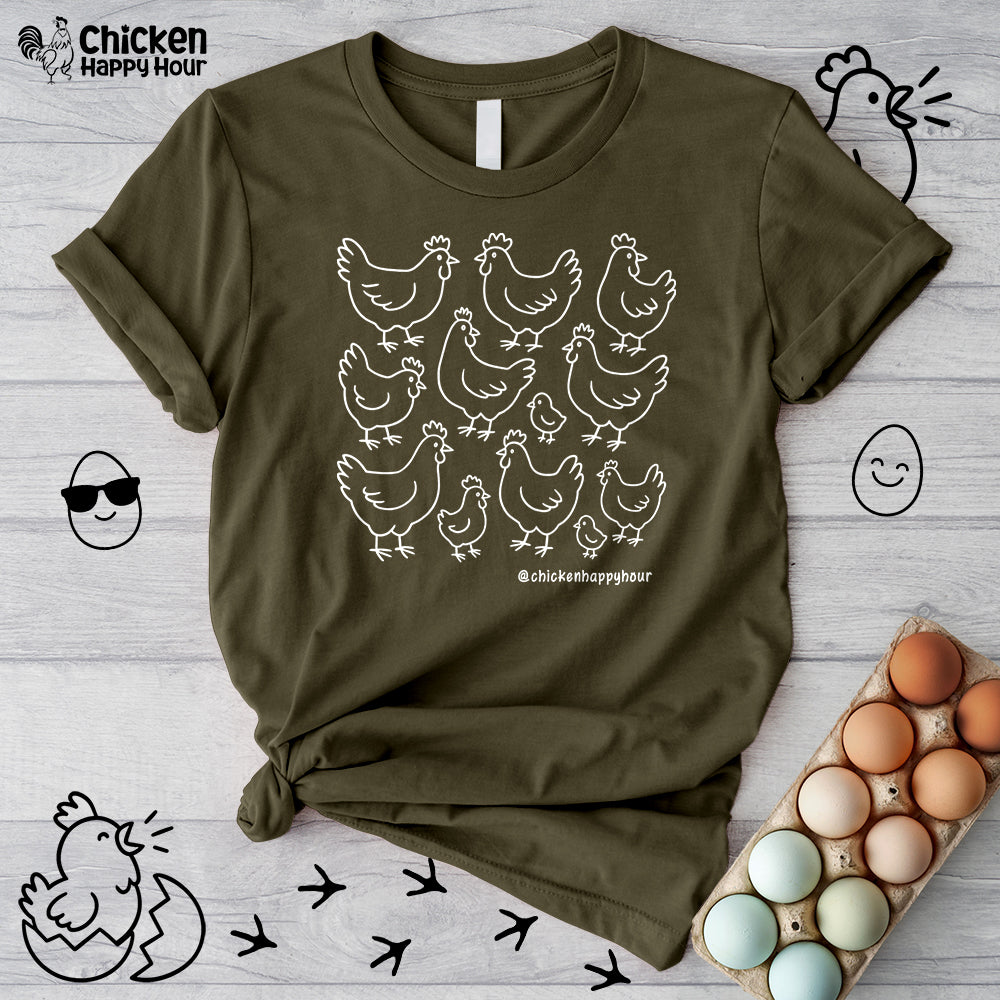 Chickens Unisex Tee