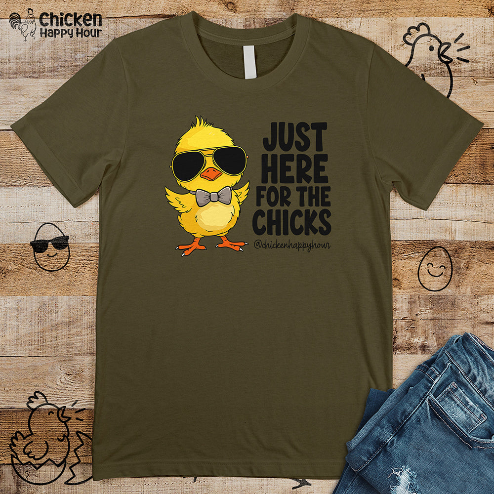 Just Here for The Chicks Unisex Tee
