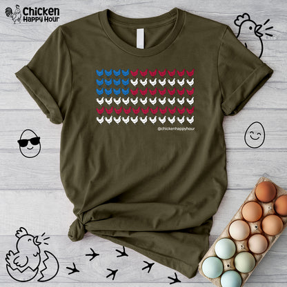 4th of July Chicken Unisex Tee