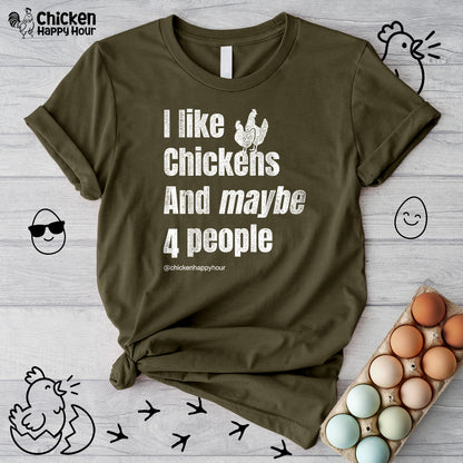 I Like Chickens Unisex Tee