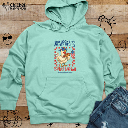 You look like the 4th of July Hooded Sweatshirt