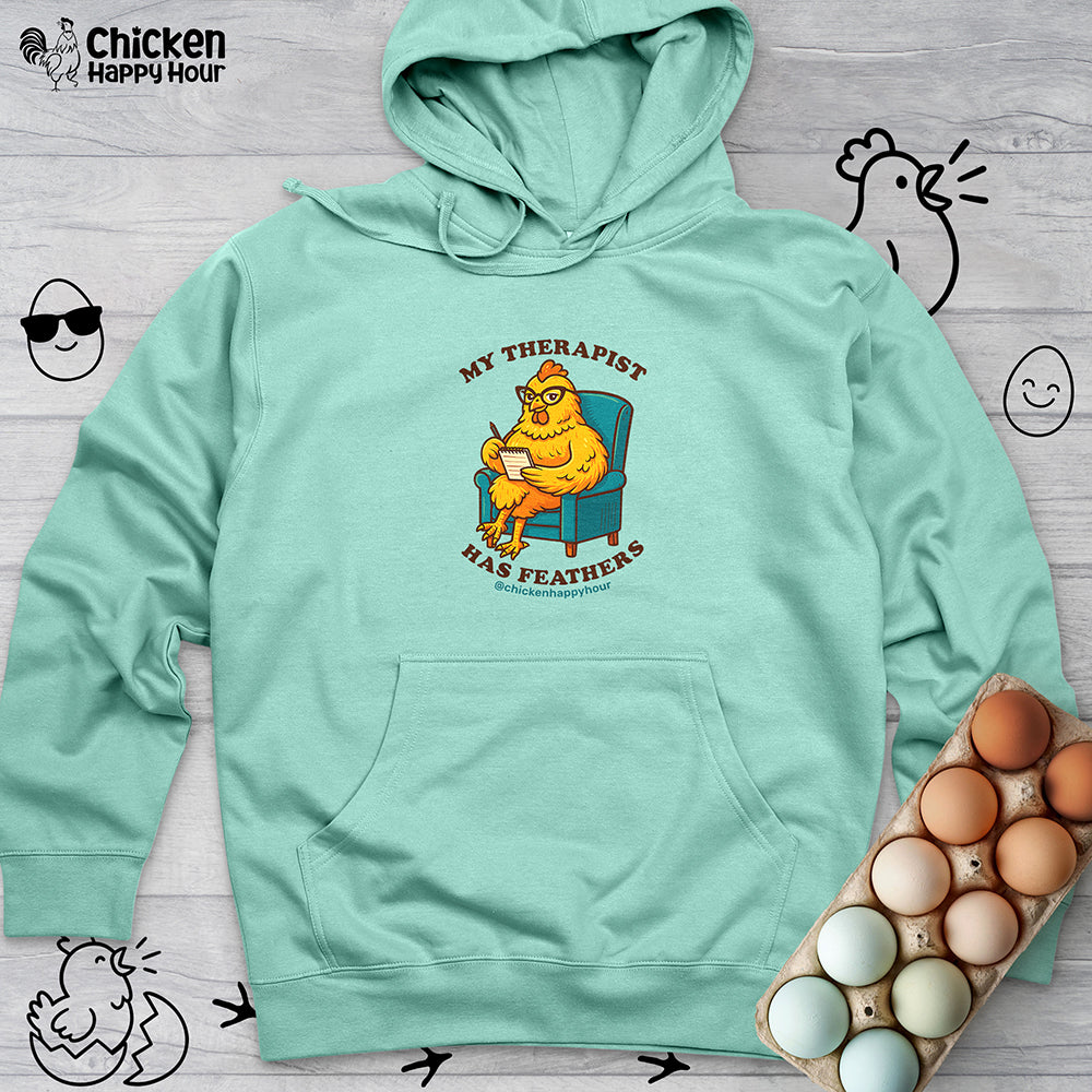 Therapist Chicken Hooded Sweatshirt