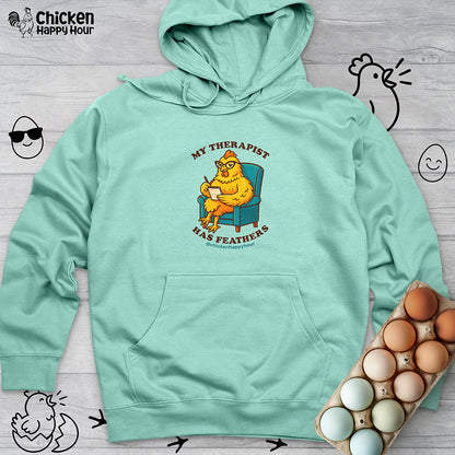 Therapist Chicken Hooded Sweatshirt