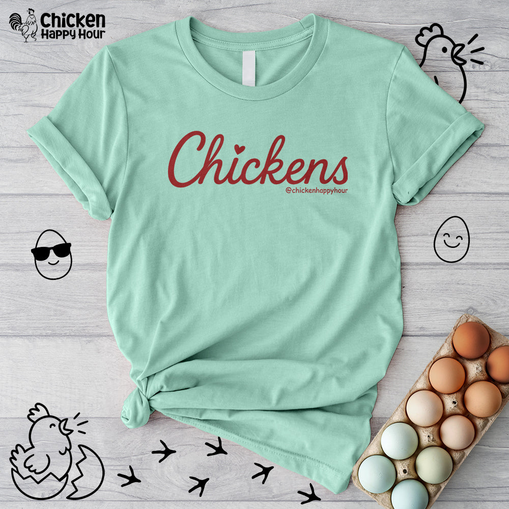 Love Chickens Unisex Tee