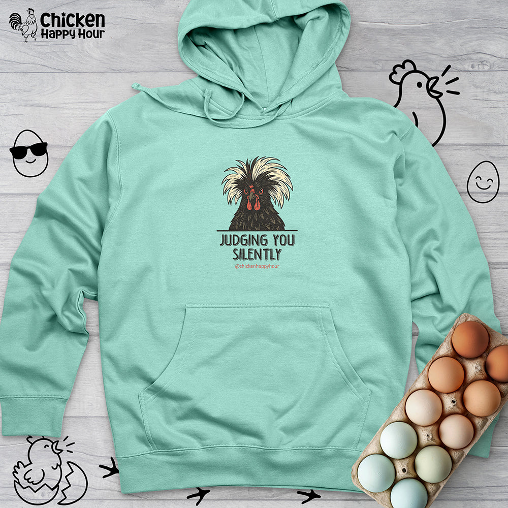 Judging You Silently Hooded Sweatshirt
