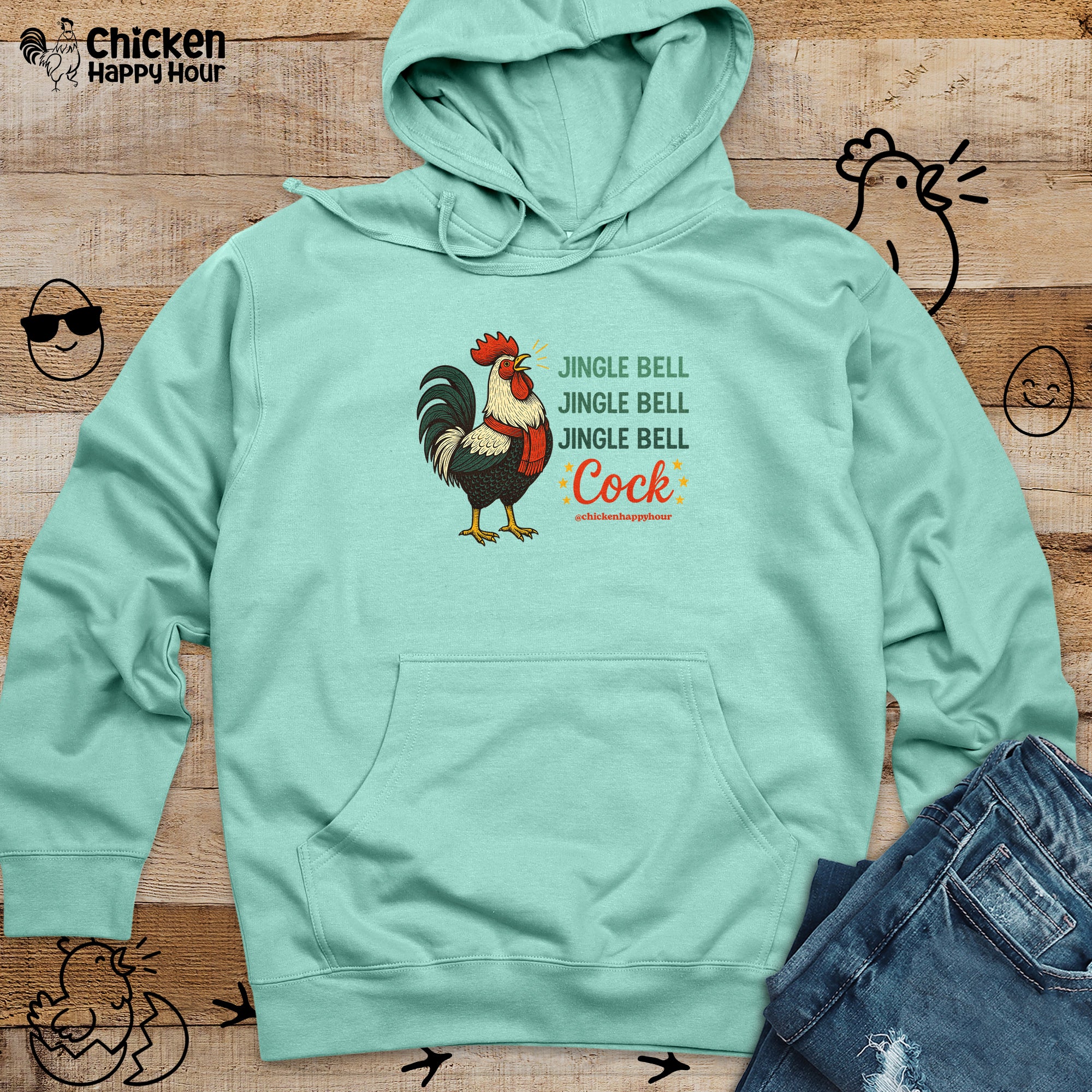 Jingle Bell Hooded Sweatshirt
