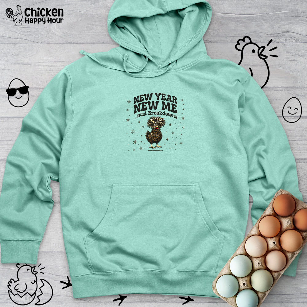 New Year New Me Hooded Sweatshirt