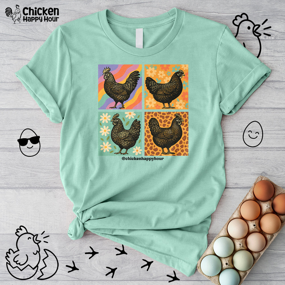 Retro Chicken Unisex Tee