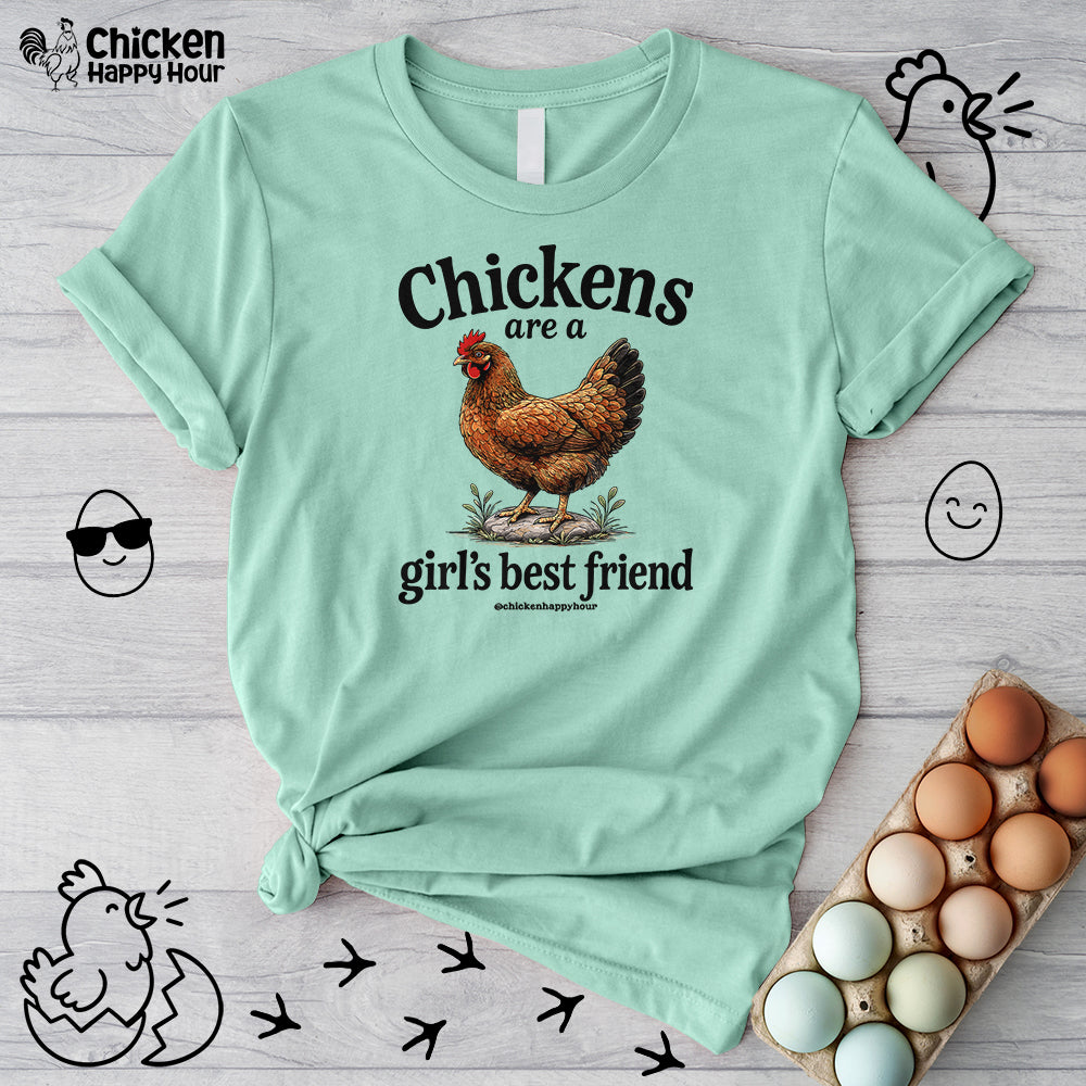 Chickens Are A Girl’s Best Friend Unisex Tee