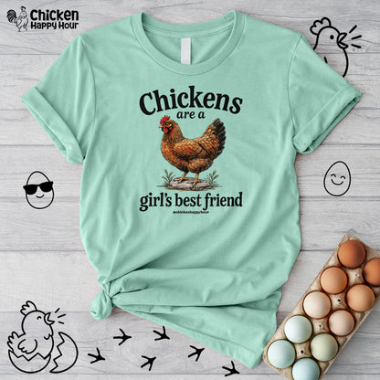 Chickens Are A Girl’s Best Friend Unisex Tee