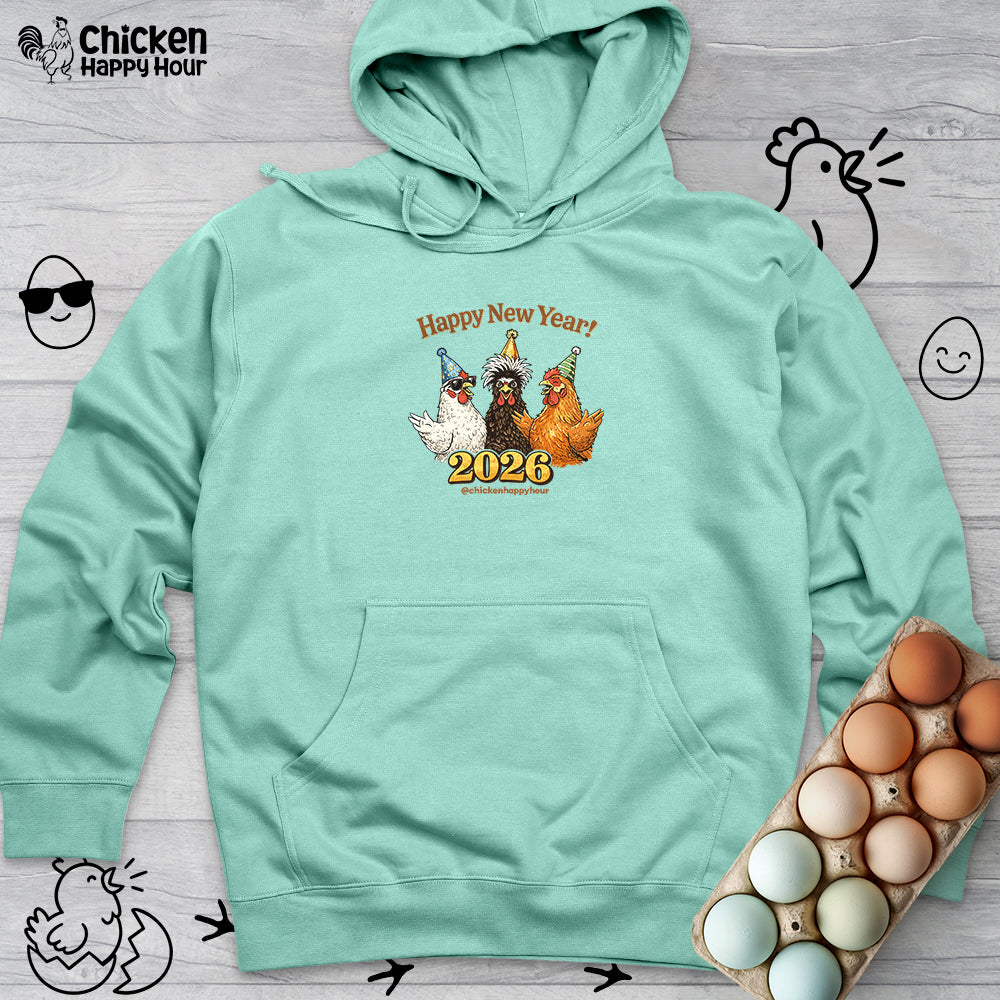 Happy New Year Hooded Sweatshirt