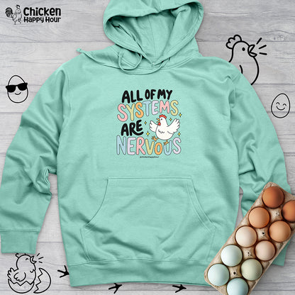 All Systems Are Nervous Hooded Sweatshirt