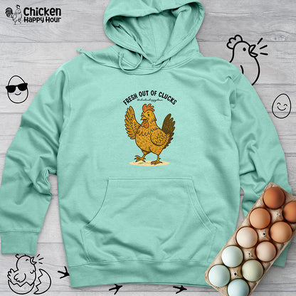 FRESH OUT OF CLUCKS Hooded Sweatshirt