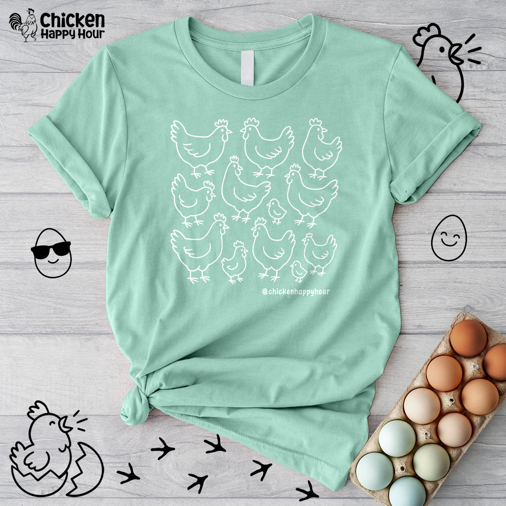 Chickens Unisex Tee
