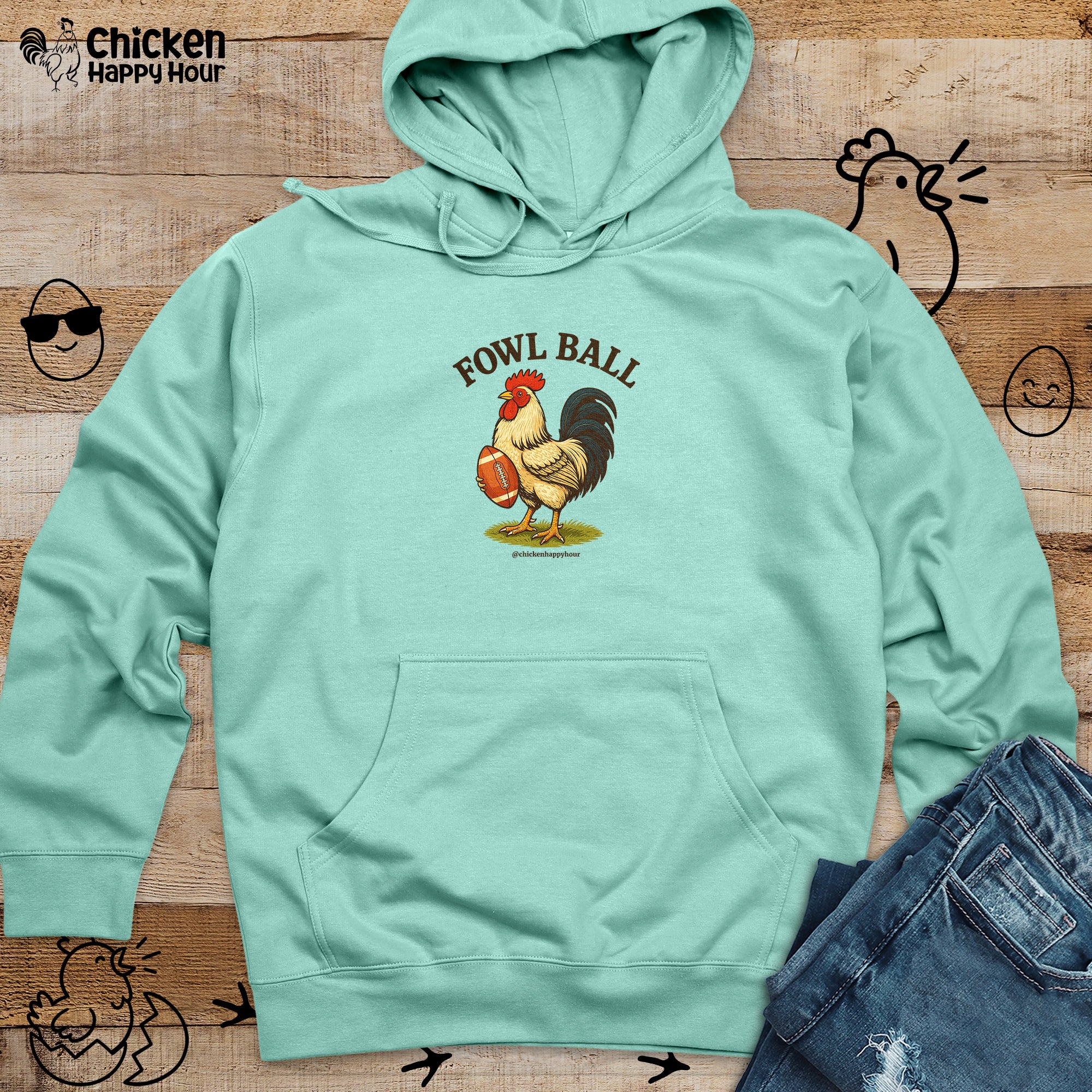 Fowl Ball Hooded Sweatshirt