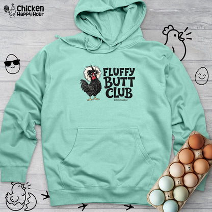 Fluffy Butt Club Hooded Sweatshirt