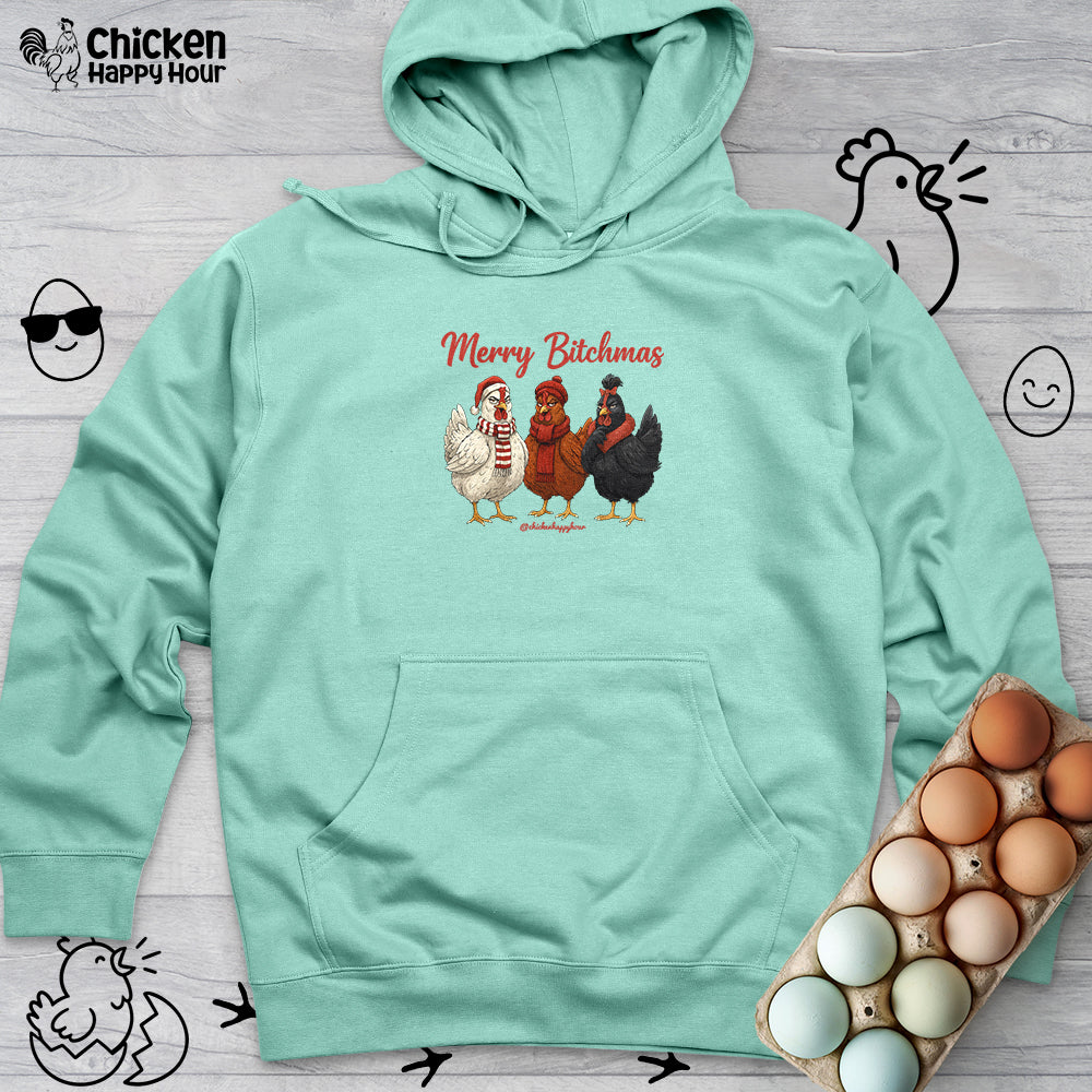 Merry Bitchmas Hooded Sweatshirt