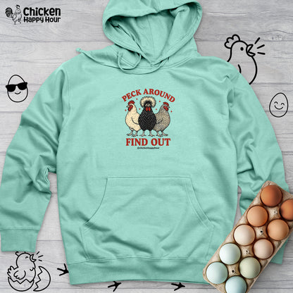Peck Around Find Out Hooded Sweatshirt
