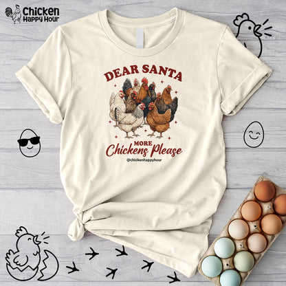 Dear Santa More Chickens Please Unisex Tee