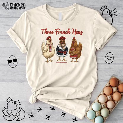 Three French Hens Unisex Tee