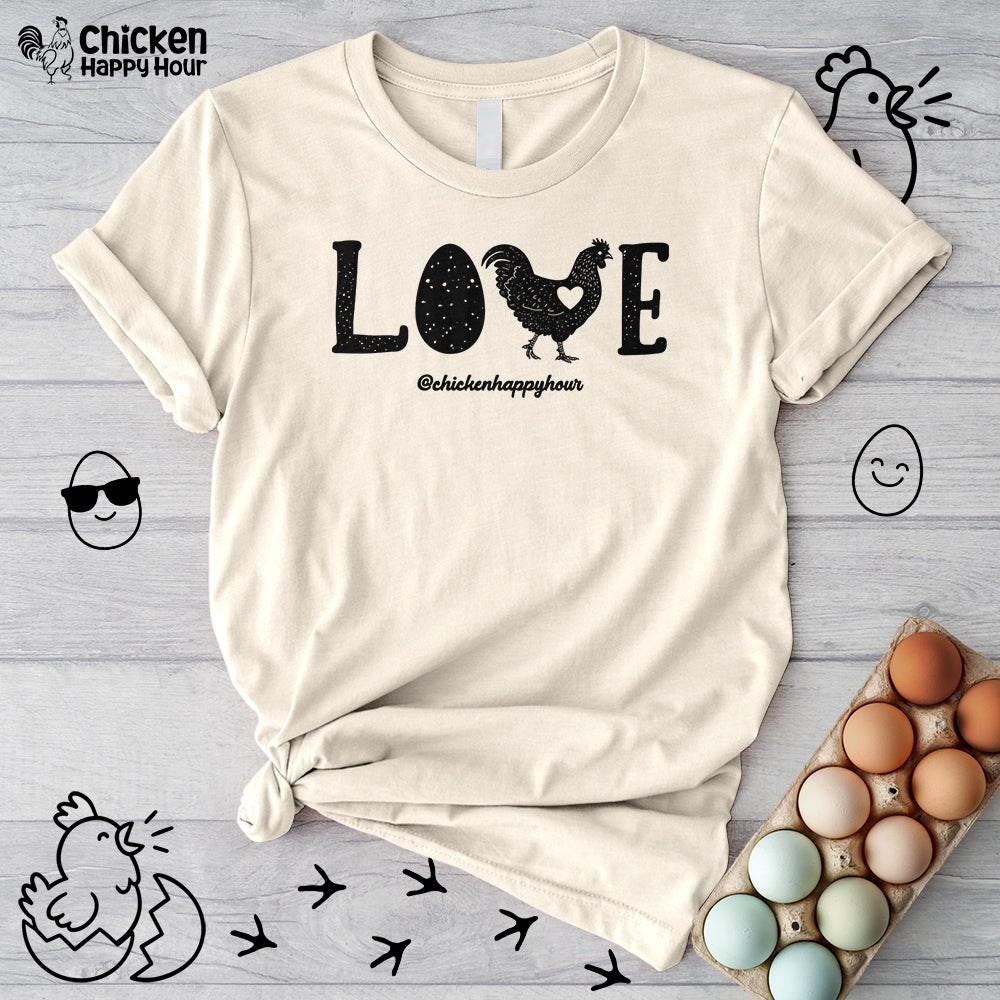 Love Chicken Unisex Tee