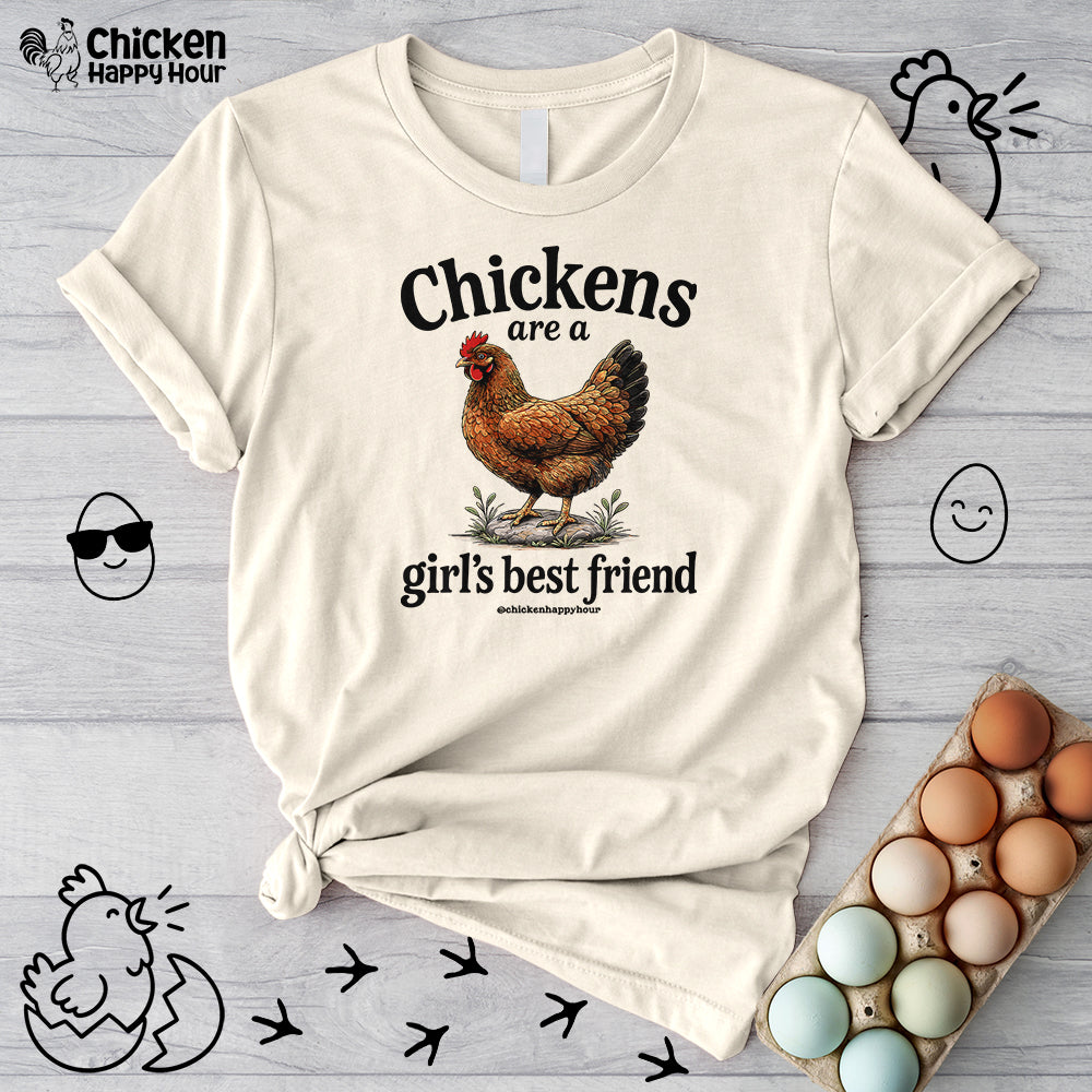 Chickens Are A Girl’s Best Friend Unisex Tee