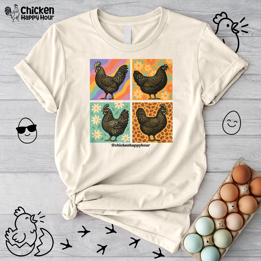 Retro Chicken Unisex Tee