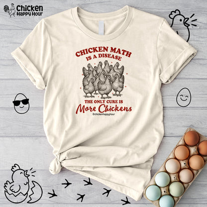 Chicken Math is a Disease Unisex Tee