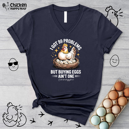Buying Eggs V-Neck Tee