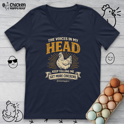 The Voices In My Head V-Neck Tee