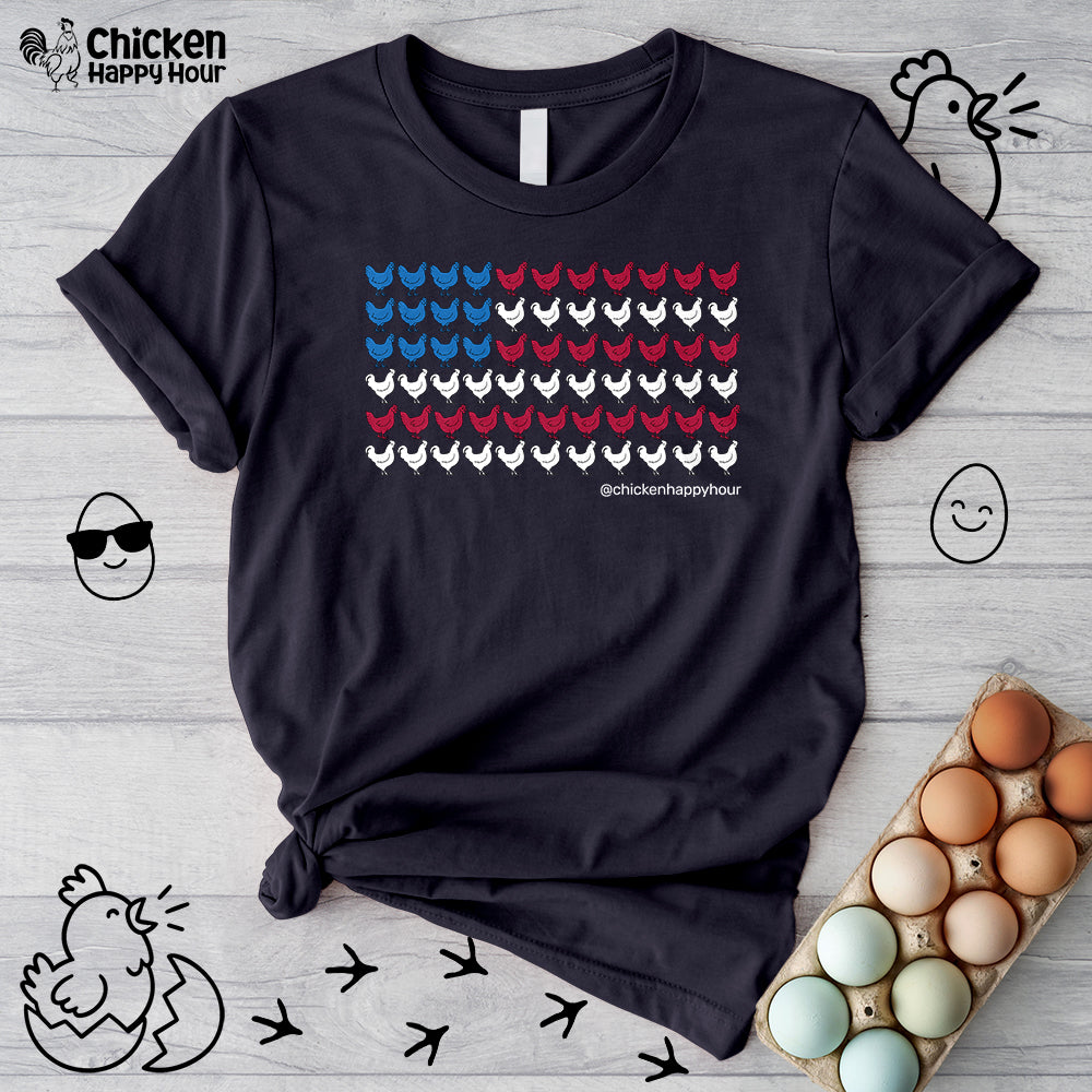 4th of July Chicken Unisex Tee