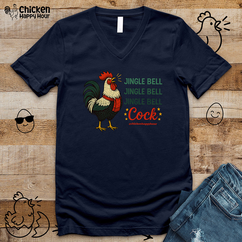 Jingle Bell V-Neck Tee