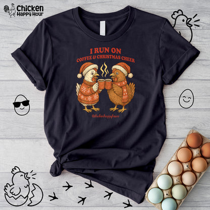 I Run on Coffee & Christmas Cheer Unisex Tee