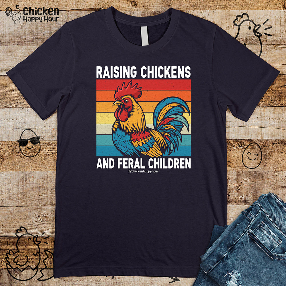 Chickens and Feral Unisex Tee