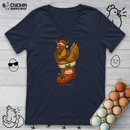 Merry Christmas V-Neck Tee