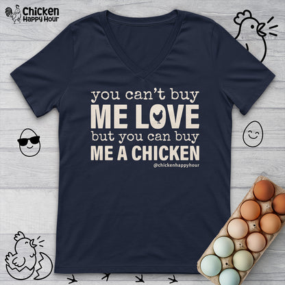 You Can’t Buy Me Love V-Neck Tee