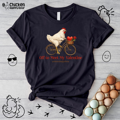 Off to Meet My Valentine Unisex Tee