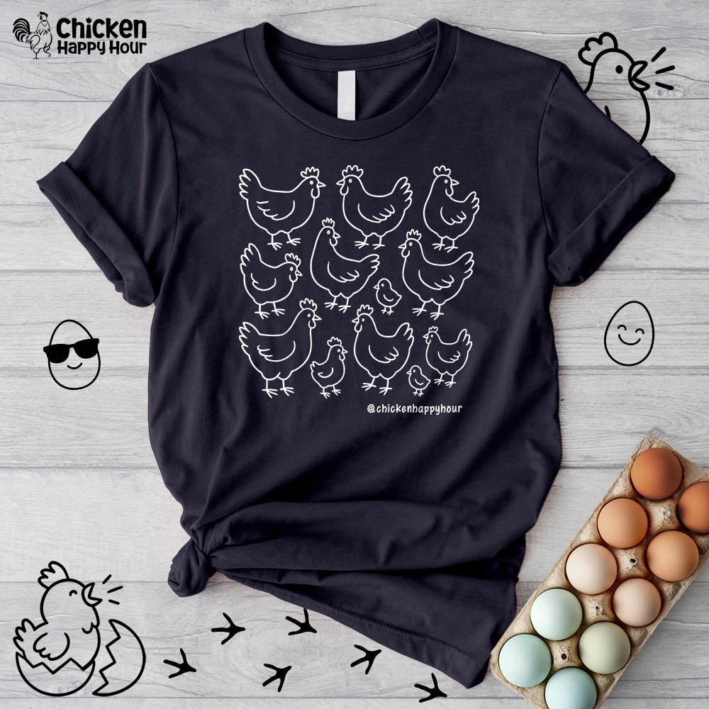 Chickens Unisex Tee