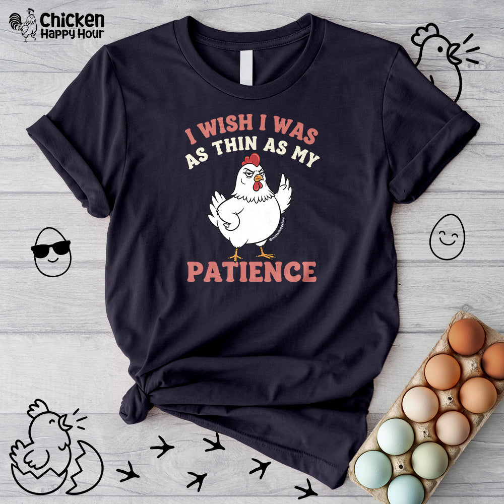 I Wish I Was as Thin as My Patience Unisex Tee