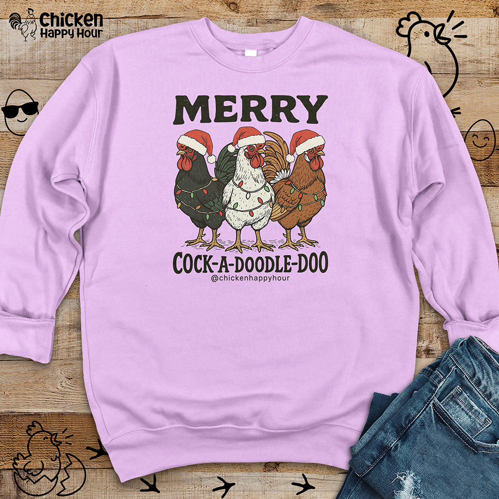 Merry Cock a Doodle Doo Crewneck