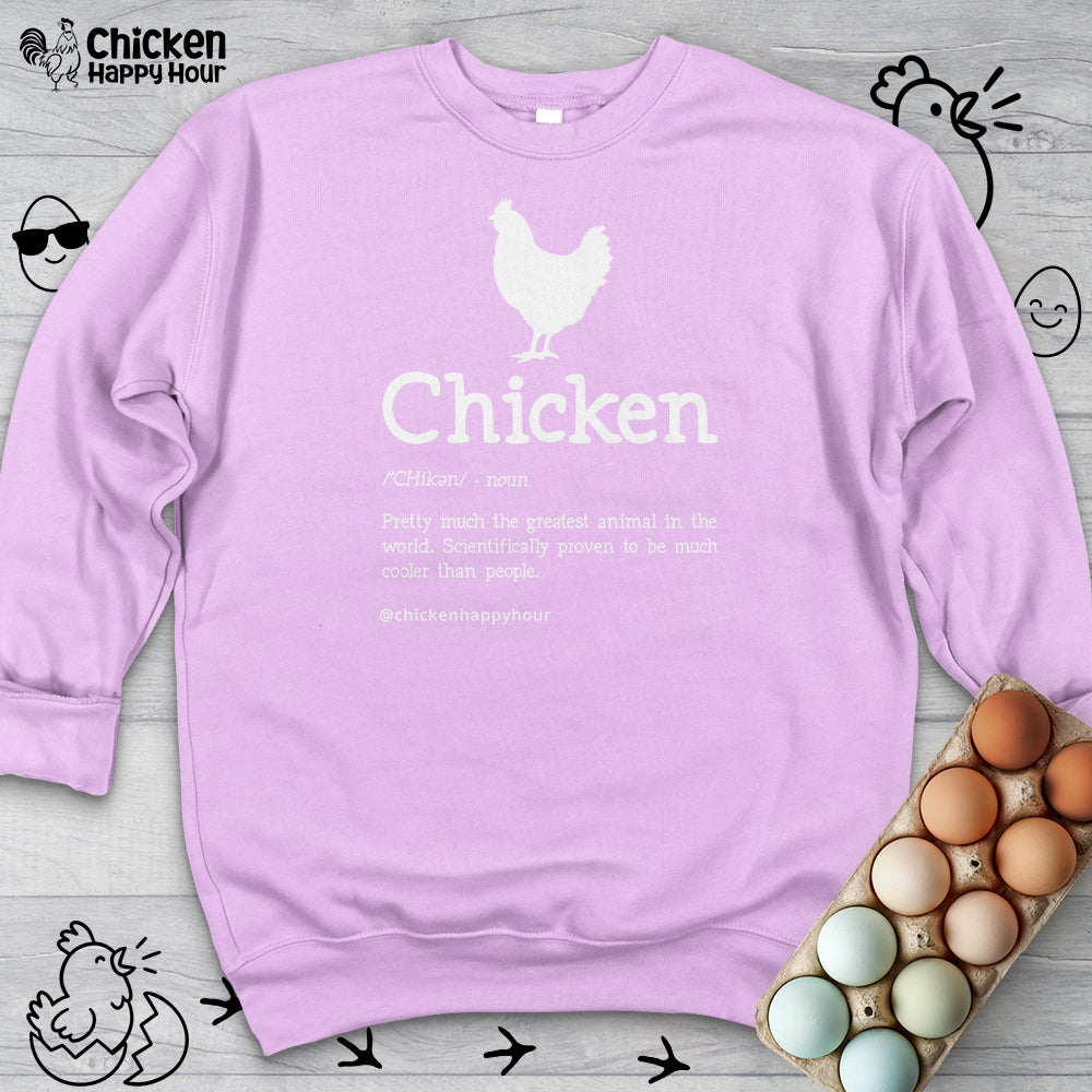 Chicken Definition Sweatshirt