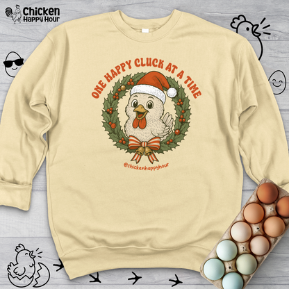 One Happy Cluck at a Time Crewneck