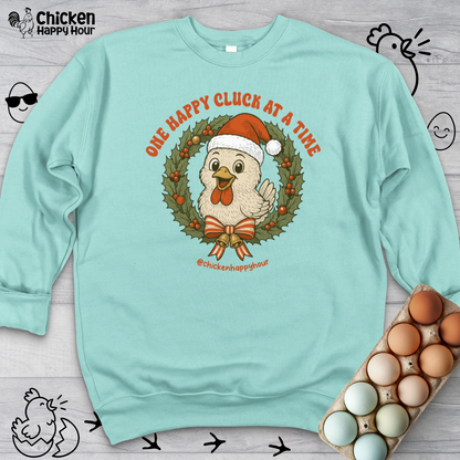 One Happy Cluck at a Time Crewneck