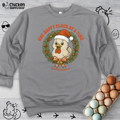 One Happy Cluck at a Time Crewneck