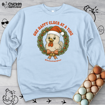 One Happy Cluck at a Time Crewneck